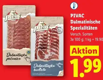Lidl Pivac dalmatinische spezialitäten Angebot