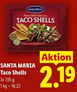 Lidl Santa Maria Taco Shells Angebot