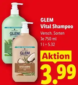Lidl Glem vital shampoo Angebot