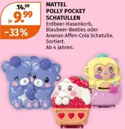 Müller Mattel polly pocket schatullen Angebot