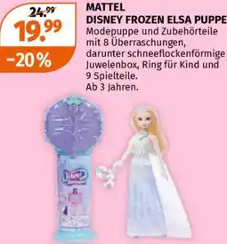 Müller Mattel disney frozen elsa puppe Angebot