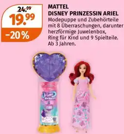 Müller Mattel disney prinzessin ariel Angebot