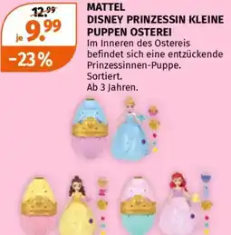 Müller Mattel disney prinzessin kleine puppen osterei Angebot