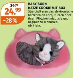 Müller Baby born katze cookie mit box Angebot