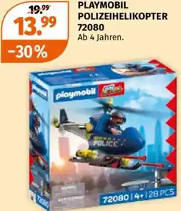 Müller Playmobil polizeihelikopter 72080 Angebot