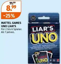 Müller Mattel games uno liar's Angebot