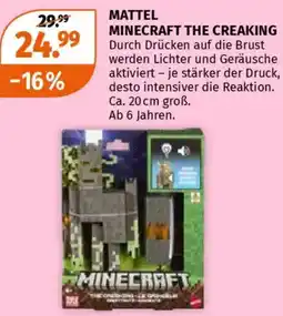 Müller Mattel minecraft the creaking Angebot