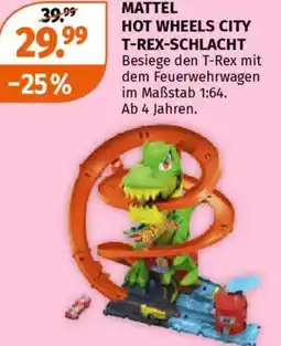 Müller Mattel hot wheels city t-rex-schlacht Angebot