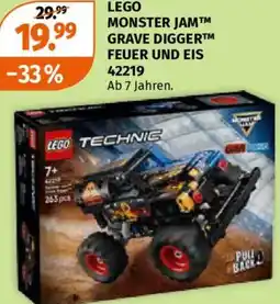 Müller Lego monster lego monster jam grave digger feuer und eis 42219 Angebot