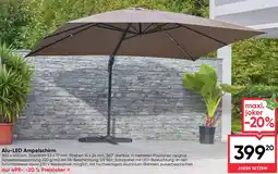 Maximarkt Alu-led ampelschirm Angebot