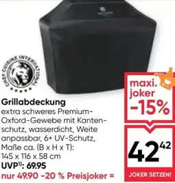 Maximarkt Grillabdeckung Angebot