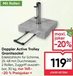 Maximarkt Doppler Active Trolley Granitsockel Angebot