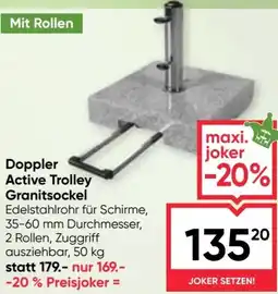 Maximarkt Doppler Active Trolley Granitsockel Angebot