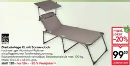 Maximarkt Dreibeinliege xl mit sonnendach Angebot