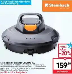 Maximarkt Steinbach poolrunner one rxb 150 Angebot