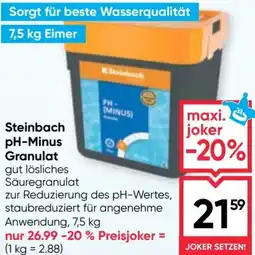Maximarkt Steinbach ph-minus Granulat Angebot