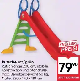 Maximarkt Rutsche rot/grün Angebot
