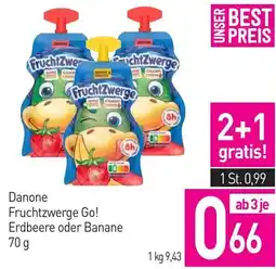 Sutterlüty Danone Fruchtzwerge Go! Erdbeere oder Banane Angebot