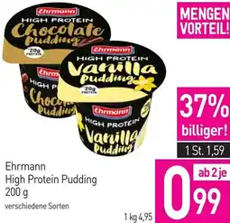 Sutterlüty Ehrmann high protein vanilla pudding Angebot