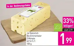 Sutterlüty Ja! Natürlich Bio Emmentaler 3 Monate Angebot