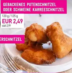 Sutterlüty Gebackenes putenschnitzel oder schweine karreeschnitzel Angebot