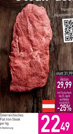 Sutterlüty Österreichisches Flat Iron Steak Angebot