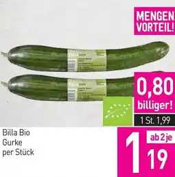 Sutterlüty Billa Bio Gurke Angebot