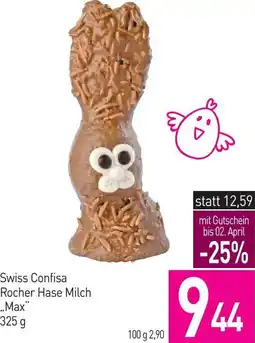 Sutterlüty Swiss Confisa Rocher Hase Milch Angebot