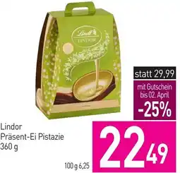 Sutterlüty Lindor Präsent-Ei Pistazie Angebot