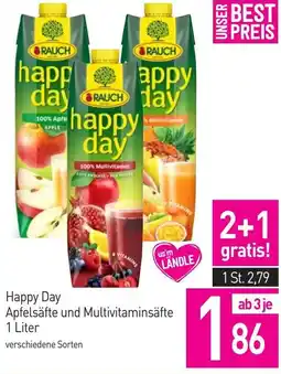 Sutterlüty Happy Day Apfelsäfte und Multivitaminsäfte Angebot