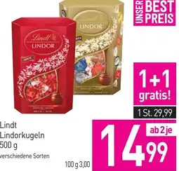 Sutterlüty Lindt Lindorkugeln Angebot