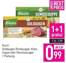 Sutterlüty Knorr Goldaugen Rindssuppe, Klare Suppe oder Gemüsesuppe Angebot