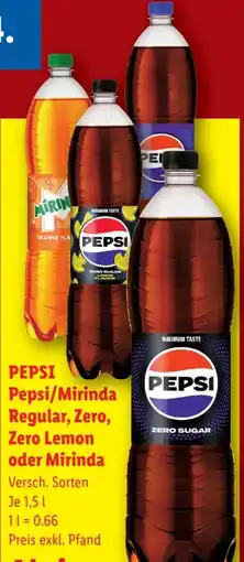 Lidl Pepsi Cola Angebot