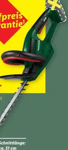 Lidl Parkside Akku-Heckenschere Angebot