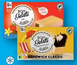 Lidl Bon Gelati Sandwich Eis Classic Angebot