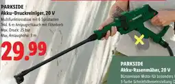 Lidl Parkside Akku Druckreiniger Angebot