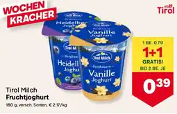 MPreis Tirol Milch Fruchtjoghurt Angebot