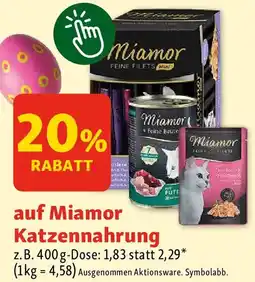 Fressnapf auf Miamor Katzennahrung Angebot