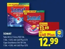 Lidl Somat All in 1 Extra Tabs Angebot