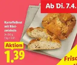 Lidl Kartoffelbrot mit Röstzwiebeln Angebot
