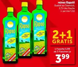 Interspar Rapso Reines Rapsöl Angebot