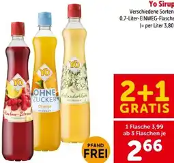 Interspar YO Sirup Angebot