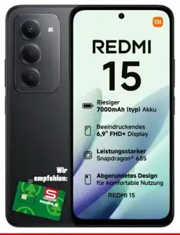 Interspar Xiaomi Smartphone Redmi 15 Angebot