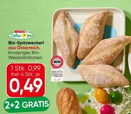 Spar Spar Natur pur Bio-Spitzweckerl Angebot