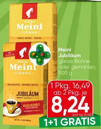 Spar Julius Meinl Jubiläum Angebot