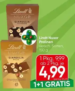 Spar Lindt Pralinen Nuxor Angebot