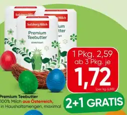 Spar Salzburg Milch Premium Teebutter Angebot