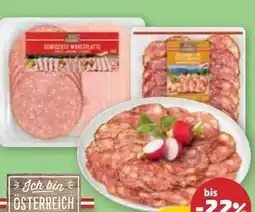 PENNY Ich bin Österreich Wurstplatte Angebot