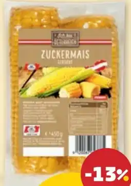 PENNY Ich bin Österreich Zuckermais Angebot