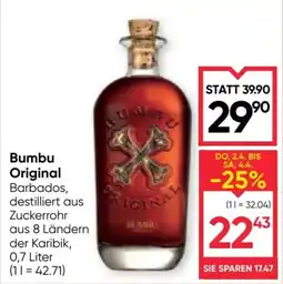 Maximarkt Bumbu The Original Rum Angebot